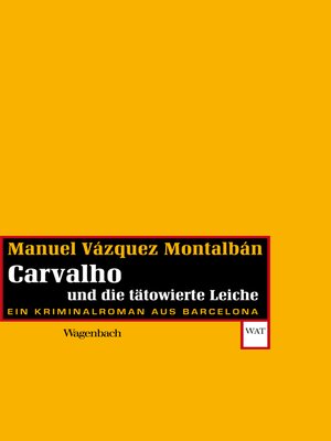 cover image of Carvalho und die tätowierte Leiche